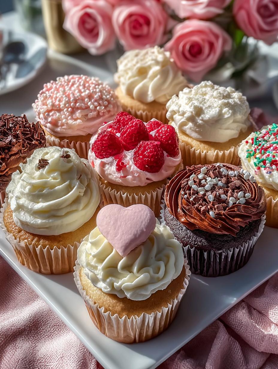 Galentines Cupcake Decorating Board