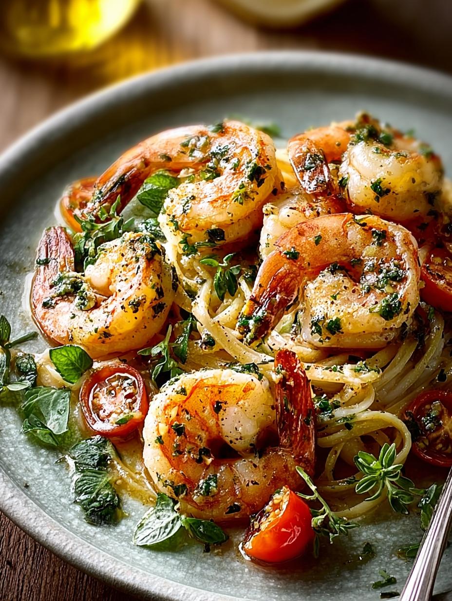 Garden Herb Shrimp Scampi