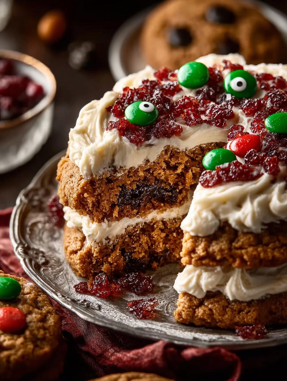 Gingerbread Cake with Luscious Cream Cheese Frosting - Gingerbread Cake with Luscious - additional detail