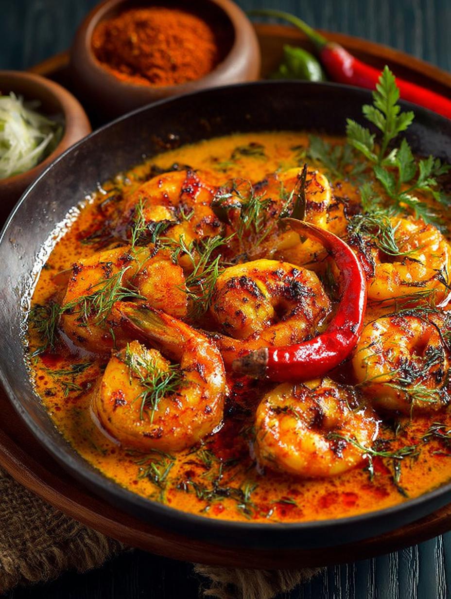Delicious Goan Prawn Curry with Coconut in 30 Minutes - Goan Prawn Curry with - main visual representation
