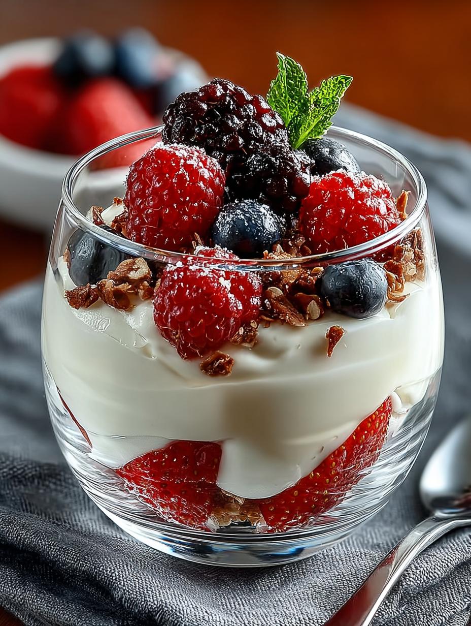 Greek Yogurt Berry Parfait