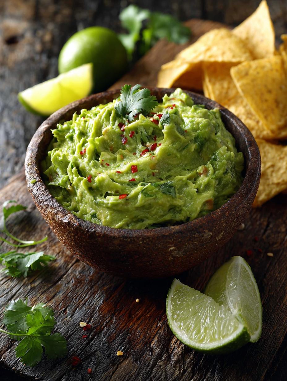 Guacamole: 10-Minute Creamy Avocado Dip Recipe - Guacamole - additional detail