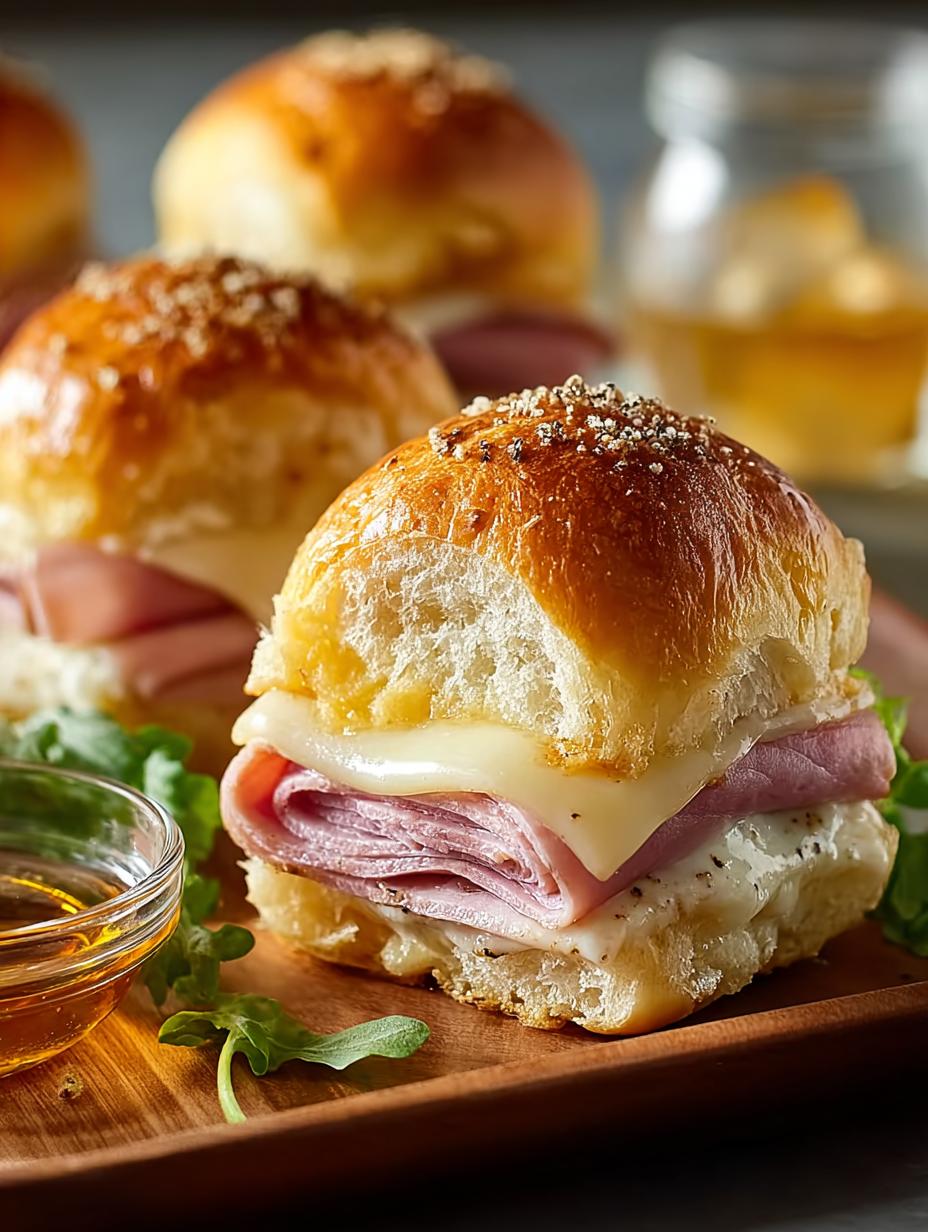 Ham Cheese Sliders Hawaiian: 12 Irresistible Bites - Ham Cheese Sliders Hawaiian - additional detail
