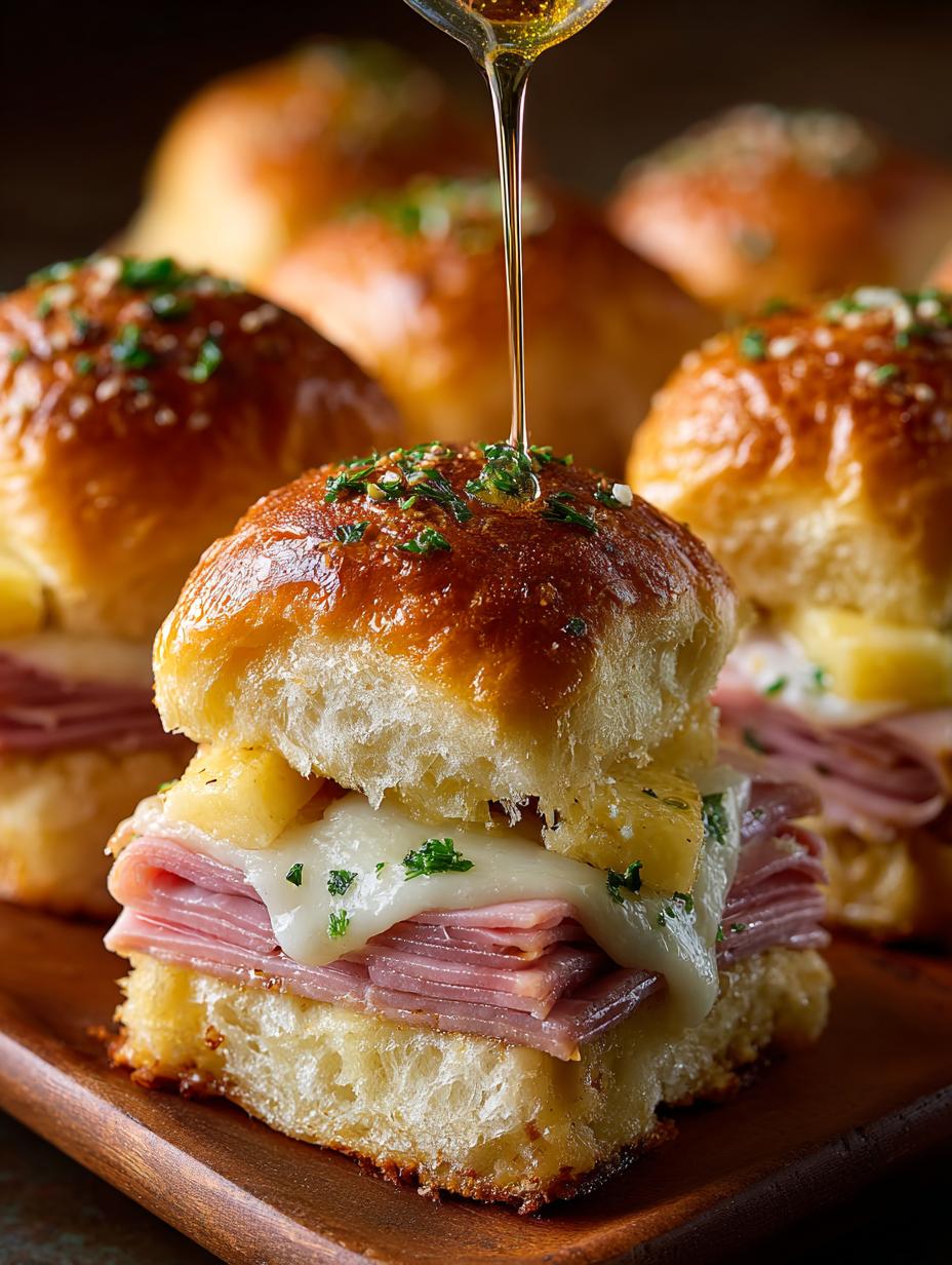 Hawaiian Ham Cheese Sliders
