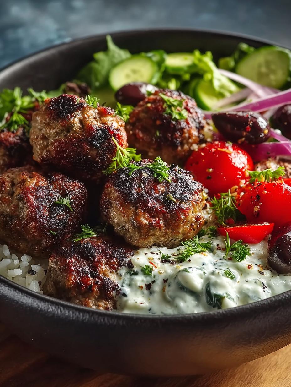 Healthy Greek Meatball Bowl: 5 Delicious Tips to Enjoy - Healthy Greek Meatball Bowl - main visual representation