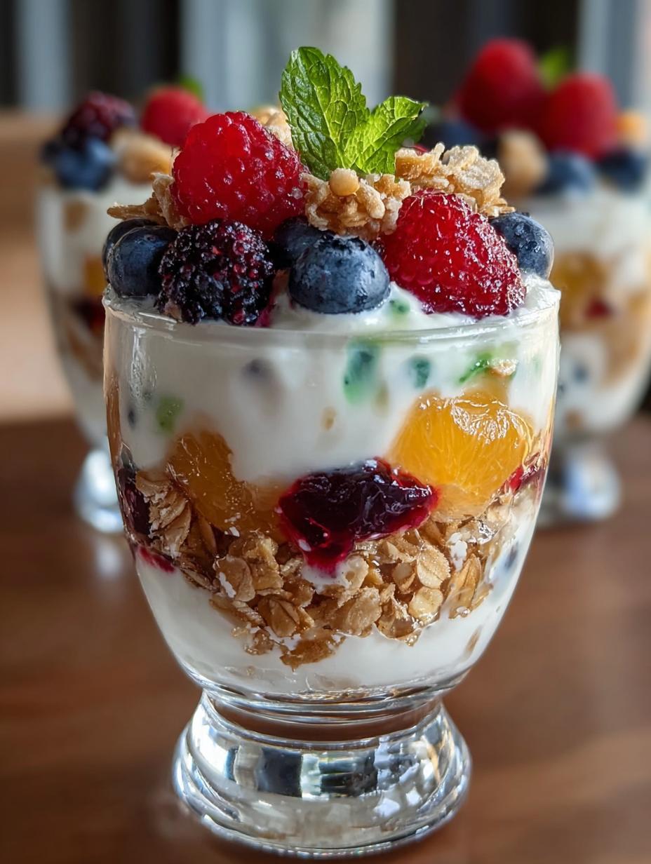 Healthy Protein Yogurt Parfait