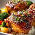 Honey Garlic Chicken Dinner