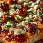 Hot Honey Feta Pizza