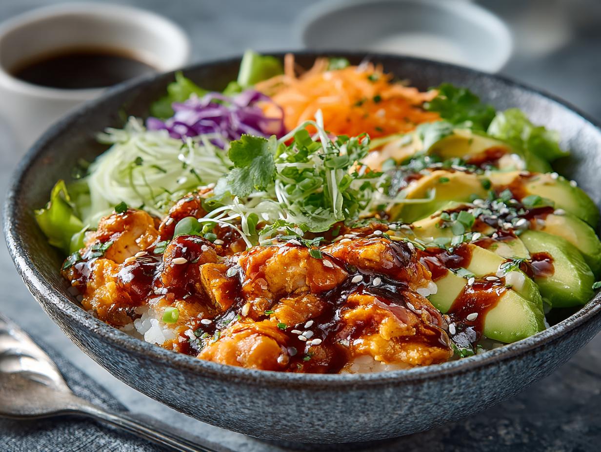 Irresistible Bang Bang Chicken Bowl for Quick Dinners - Irresistible Bang Bang Chicken - additional detail