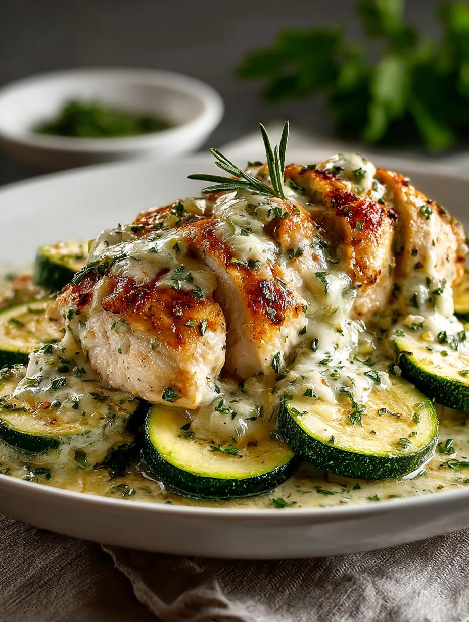 Irresistible Chicken Zucchini Bake