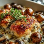Keto Garlic Mushroom Chicken