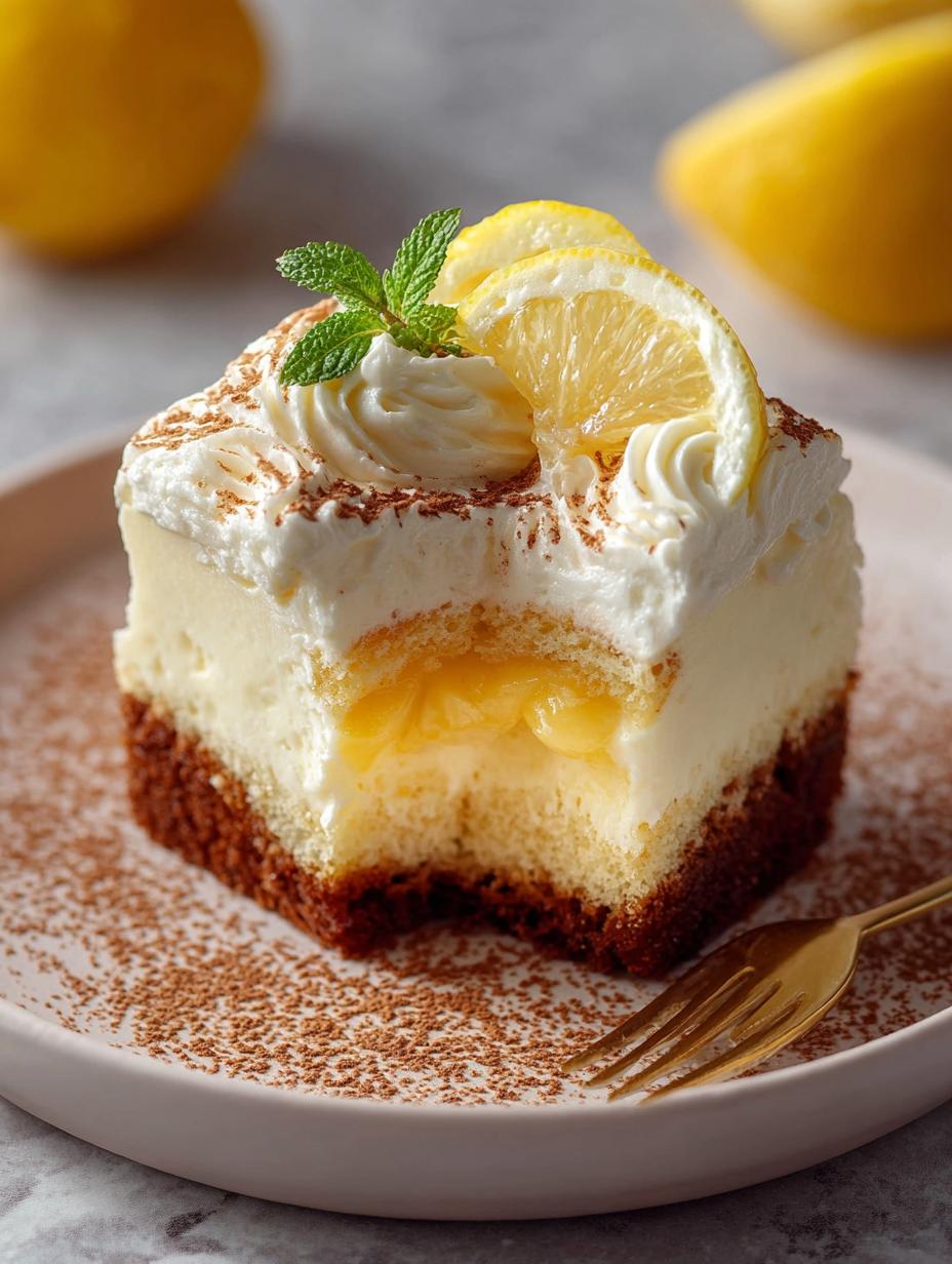 Delightful Lemon Tiramisu Cake with Citrus Twist 4 Delightful Lemon Tiramisu Cake with Citrus Twist - Lemon Tiramisu Cake with - main visual representation