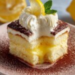 Lemon Tiramisu Cake with