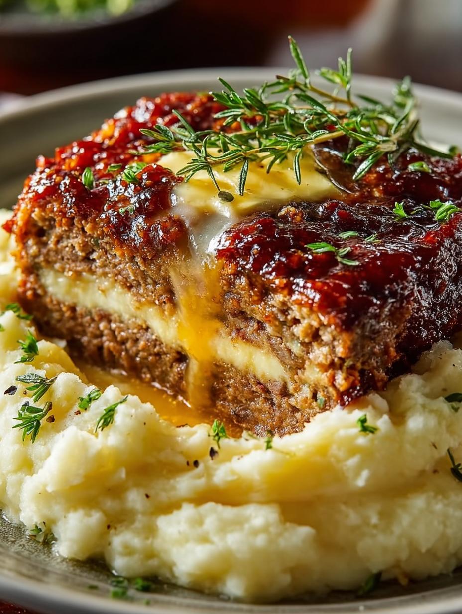 Meatloaf with Mashed Potatoes