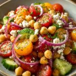 Mediterranean Chickpea Salad Refreshing
