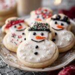Melted Snowman Sugar Cookies