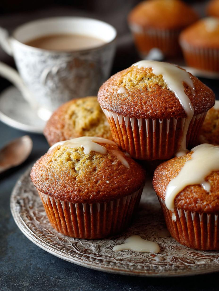 Mini Chai Muffins with Vanilla Bean Glaze Delight - Mini Chai Muffins with - main visual representation