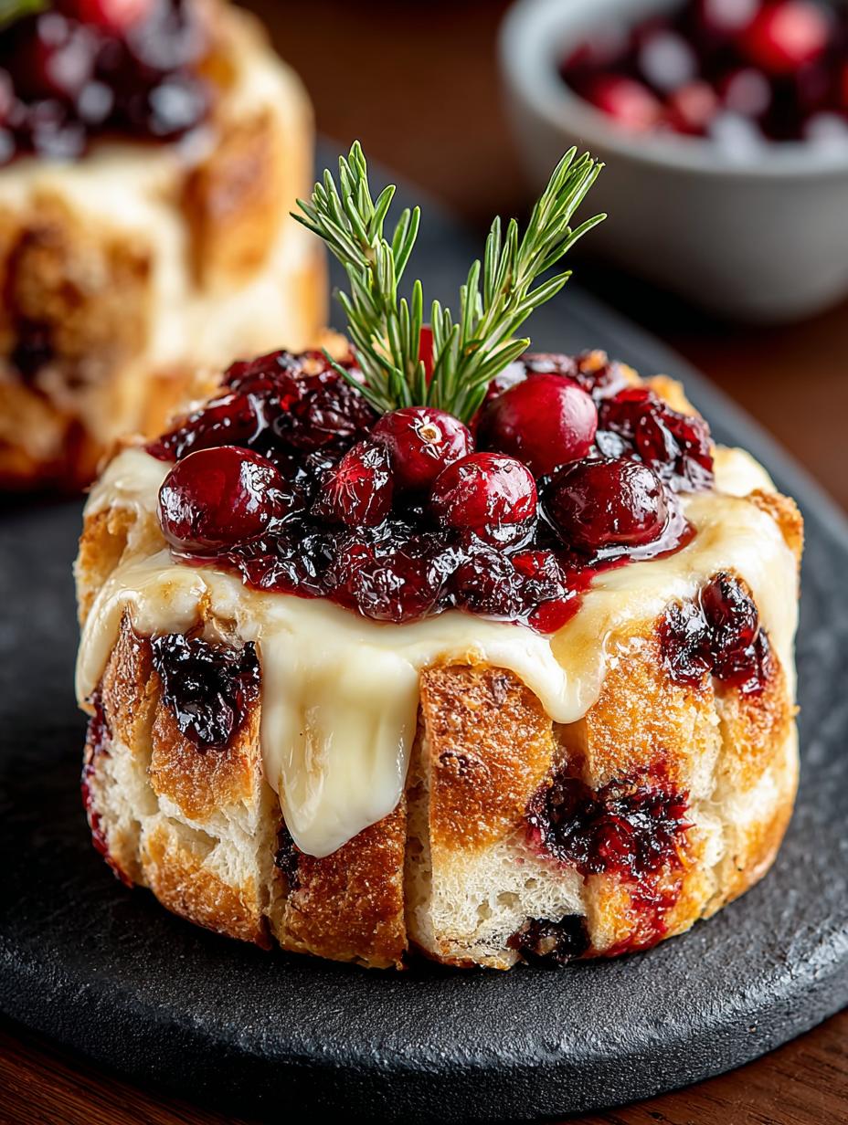 Mini Cranberry Brie Pull-Apart Bread: 5 Irresistible Ways - Mini Cranberry Brie Pull - additional detail