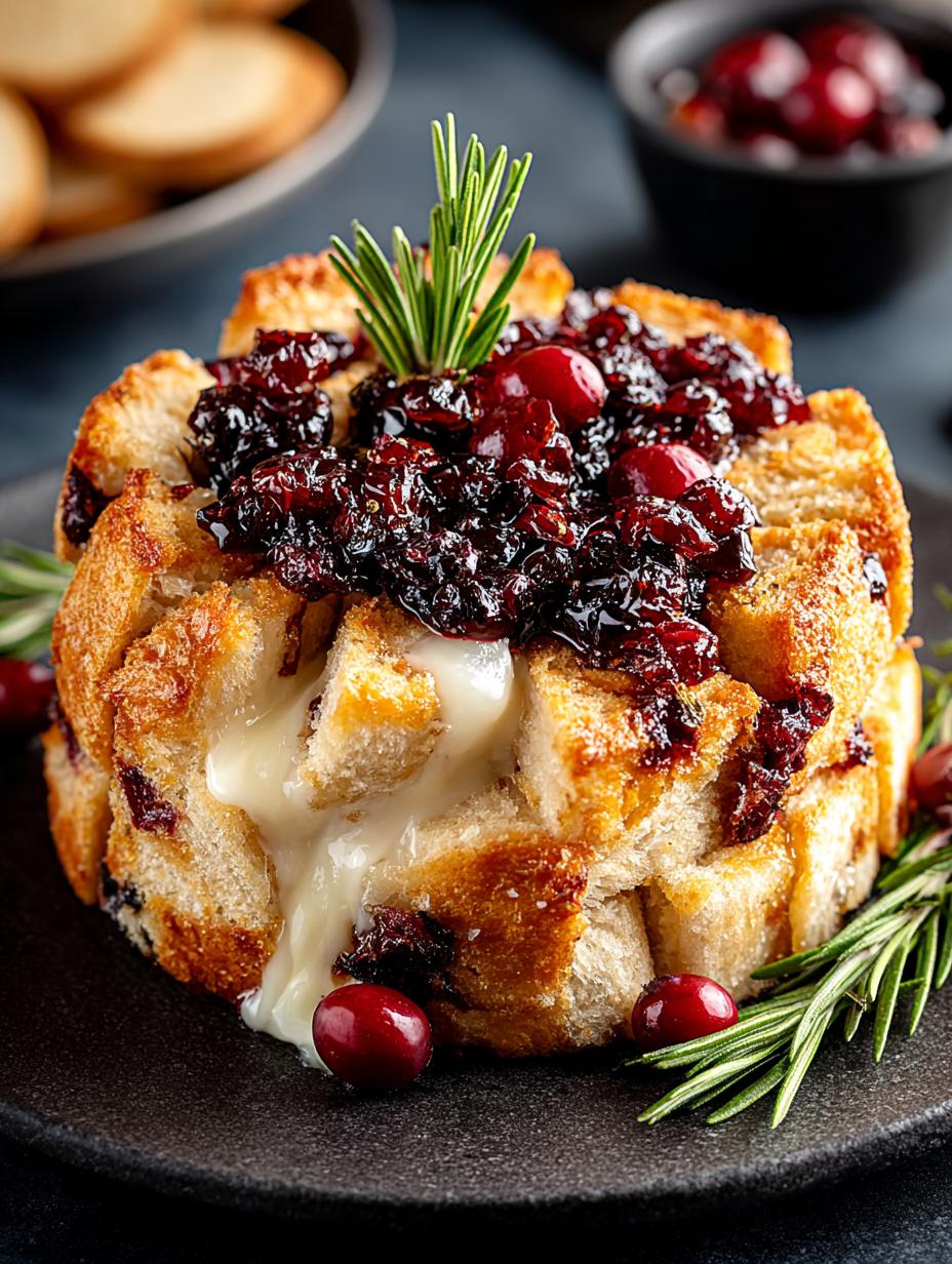 Mini Cranberry Brie Pull