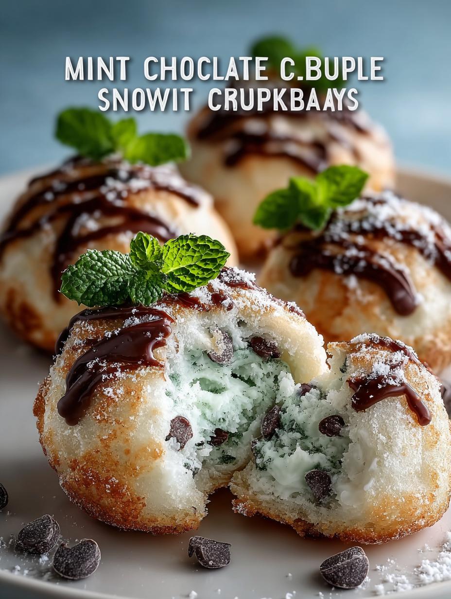 Mint Chocolate Chip Snowball: 7 Irresistible Treats - Mint Chocolate Chip Snowball - additional detail