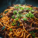 Mongolian Beef Noodles
