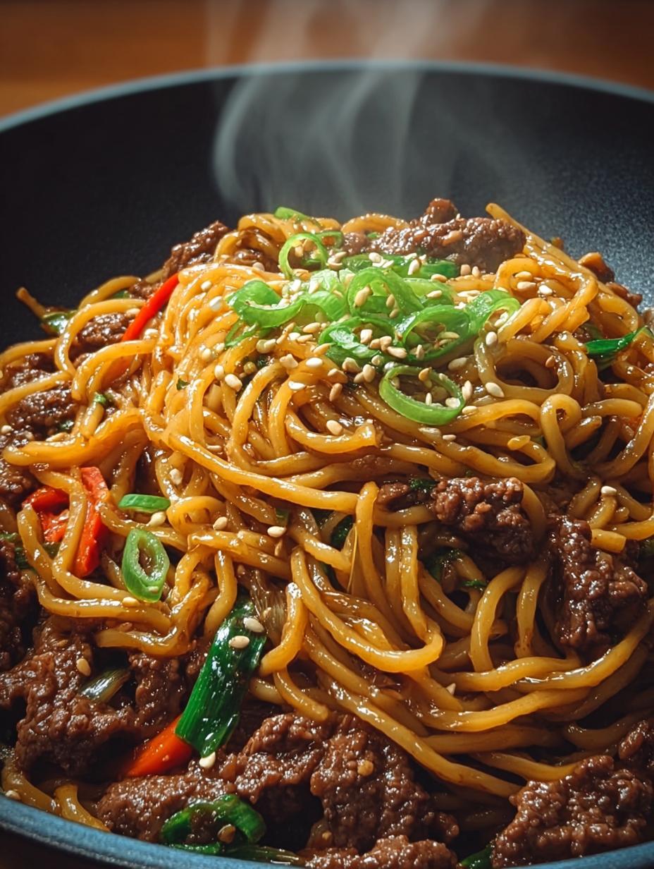Delicious Mongolian Beef Noodles for Quick Dinners - Mongolian Beef Noodles - additional detail