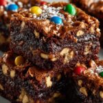 Monster Cookie Fudgy Brownies