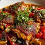 One Pan Chicken Cacciatore