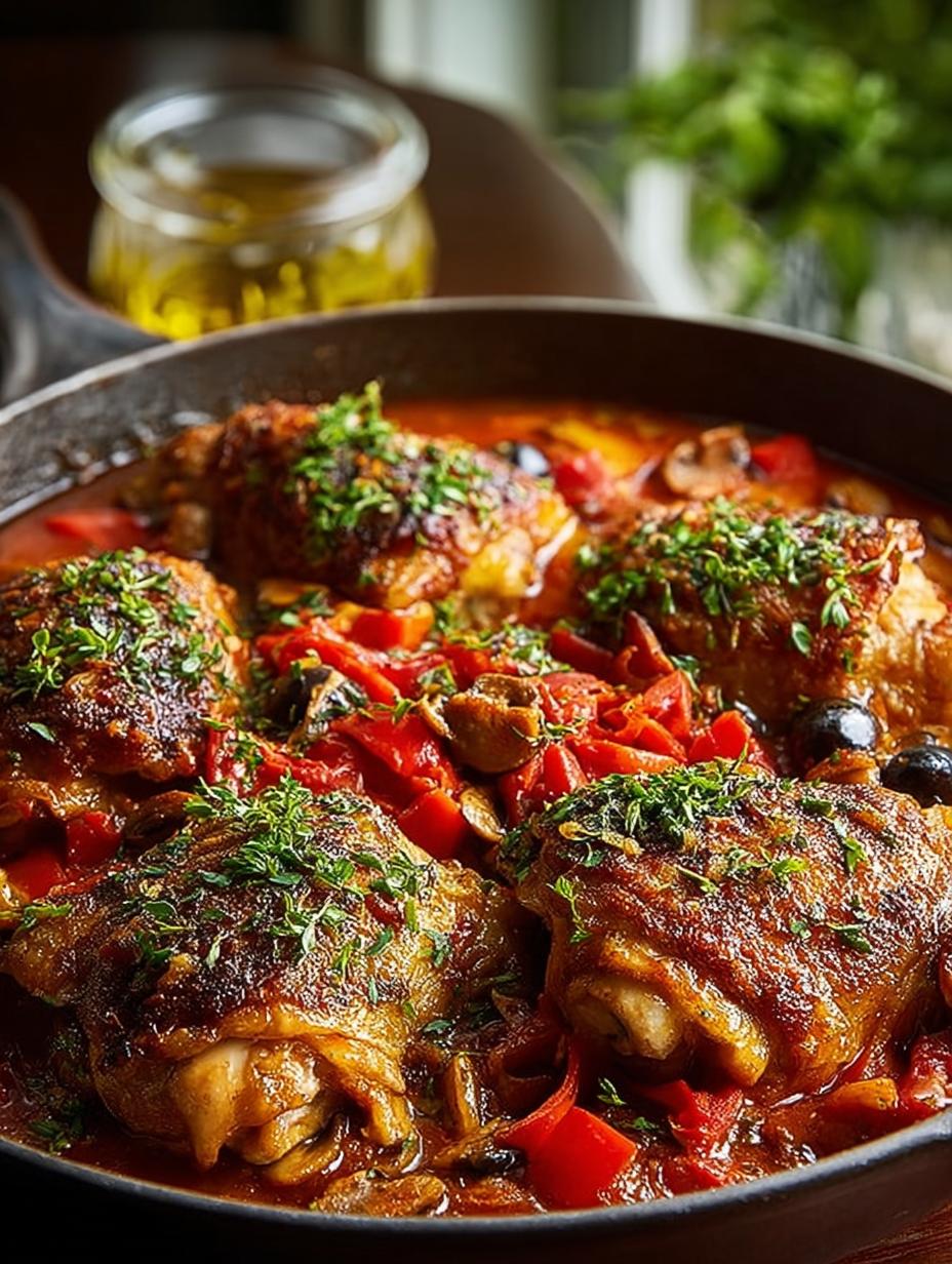 One Pan Chicken Cacciatore: 5 Reasons to Love This Dish 5 One Pan Chicken Cacciatore: 5 Reasons to Love This Dish - One Pan Chicken Cacciatore - additional detail