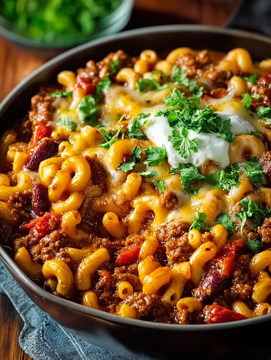 One Pot Chili Mac