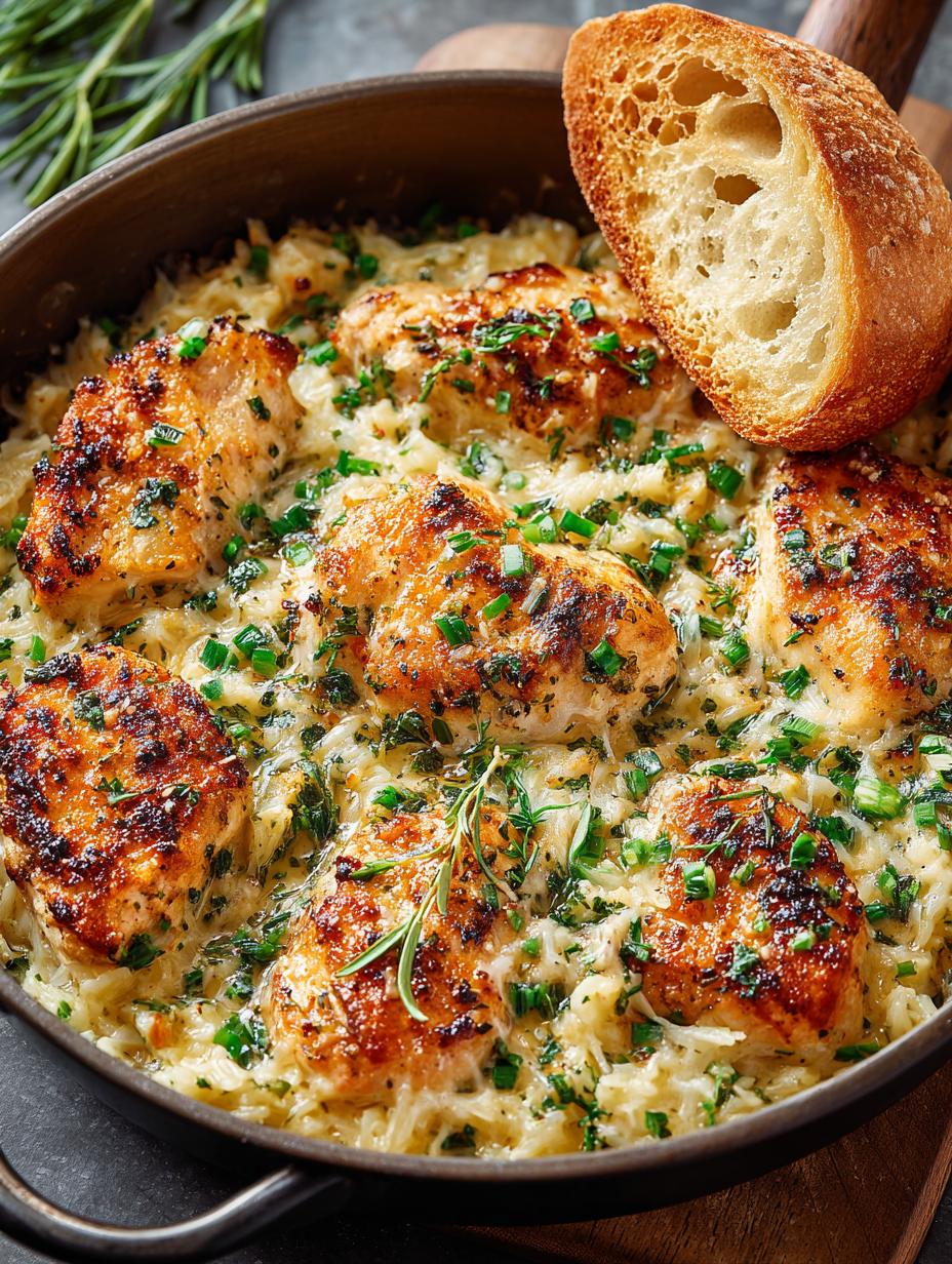 One Pot Garlic Parmesan Chicken Orzo: Cozy & Creamy Delight - One Pot Garlic Parmesan - additional detail