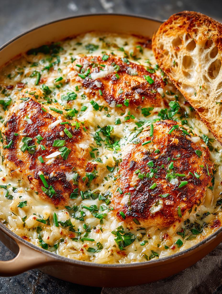 One Pot Garlic Parmesan