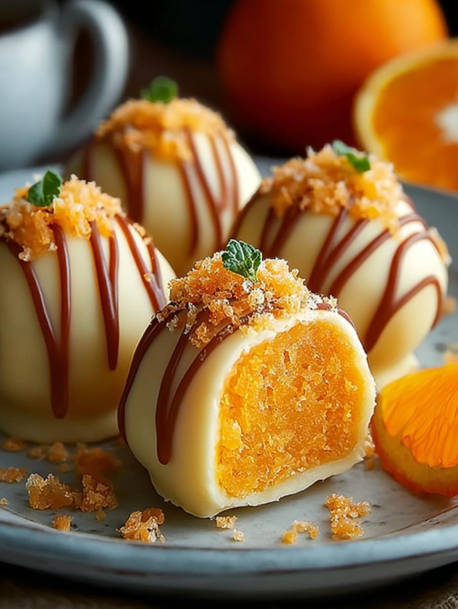 Delicious Orange Creamsicle Truffles to Savor - Orange Creamsicle Truffles - main visual representation