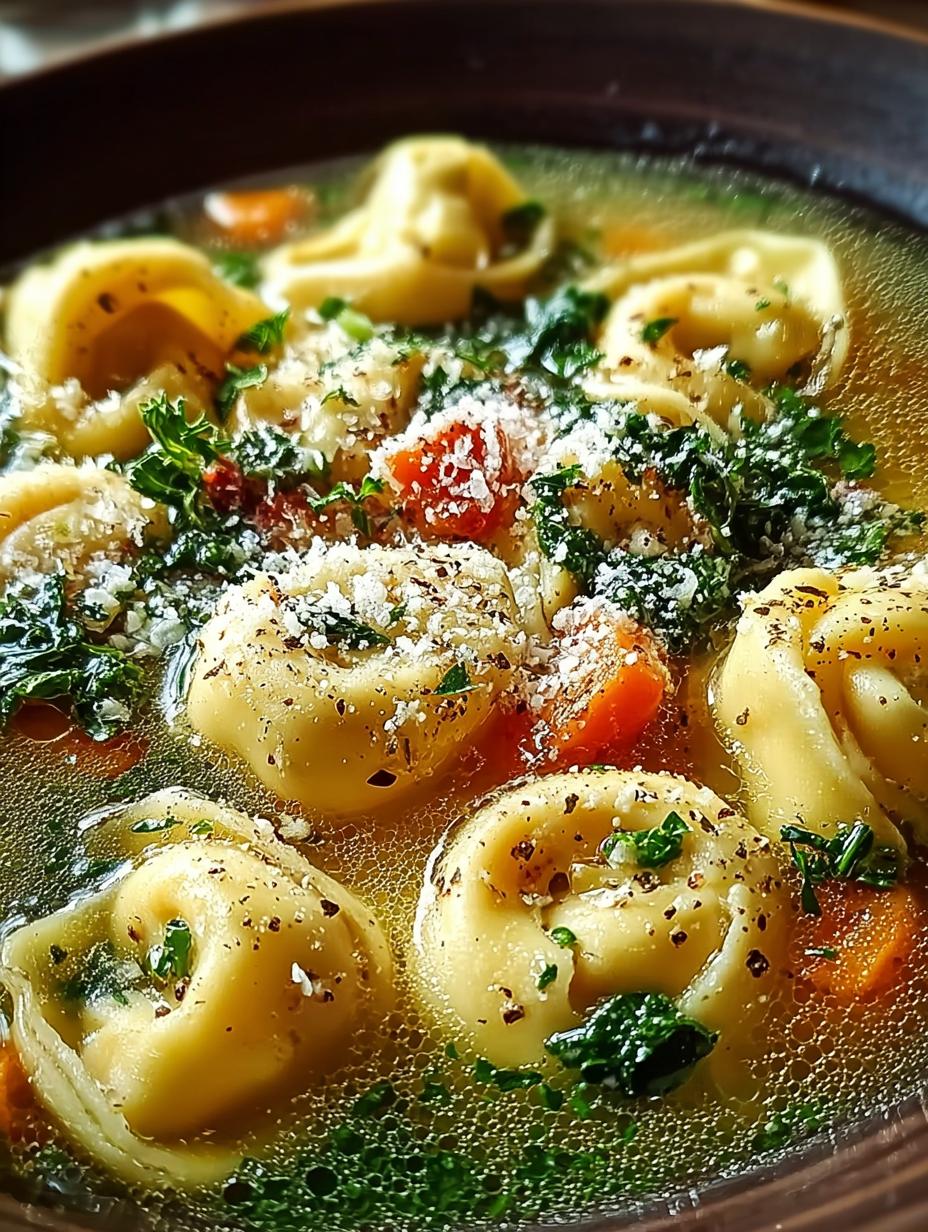 Delicious Parmesan Tortellini Soup for Cozy Nights 4 Delicious Parmesan Tortellini Soup for Cozy Nights - Parmesan Tortellini Soup - main visual representation