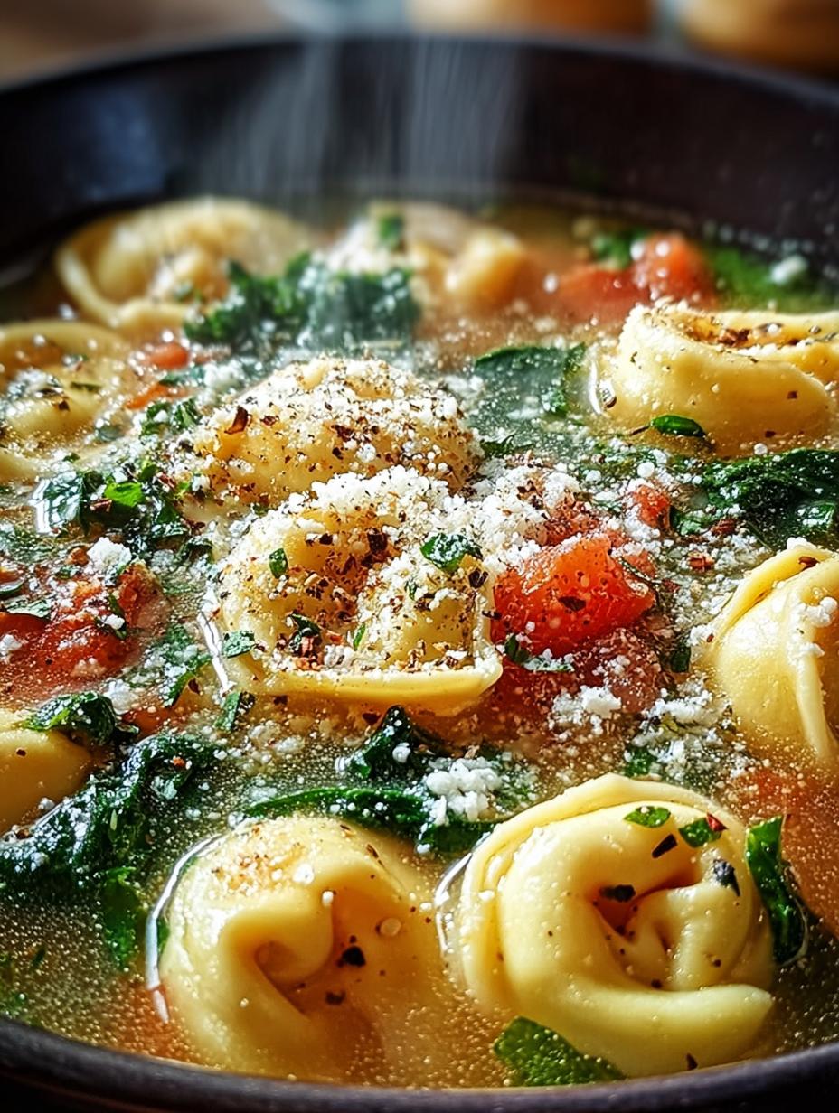 Delicious Parmesan Tortellini Soup for Cozy Nights 5 Delicious Parmesan Tortellini Soup for Cozy Nights - Parmesan Tortellini Soup - additional detail