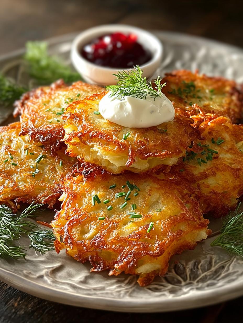 Perfectly Crispy Potato Latkes: 5 Simple Steps 4 Perfectly Crispy Potato Latkes: 5 Simple Steps - Perfectly Crispy Potato Latkes - main visual representation
