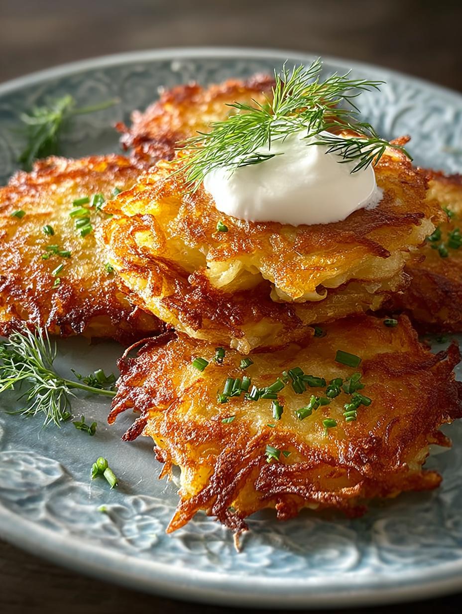 Perfectly Crispy Potato Latkes