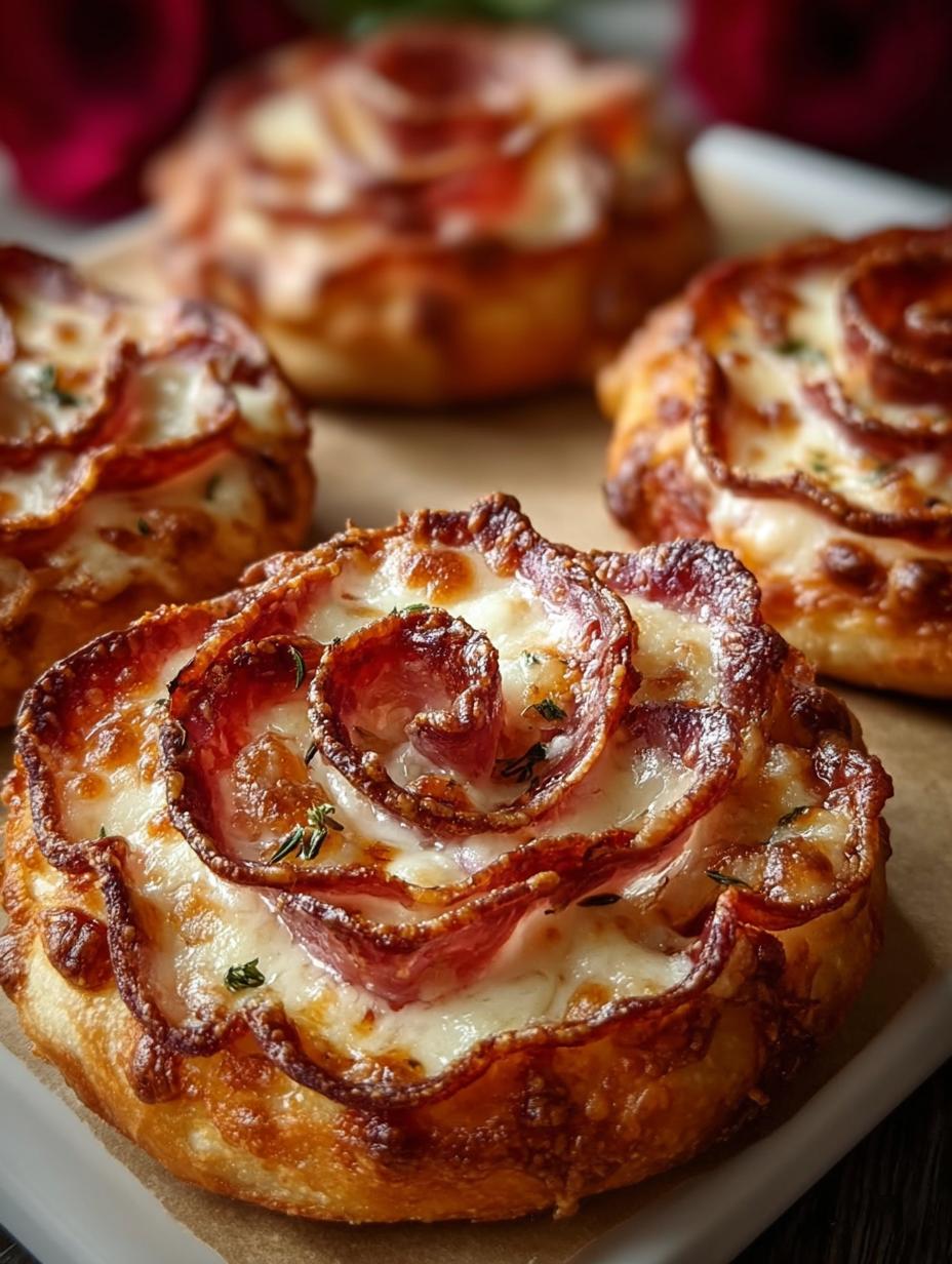 Pizza Roses For Valentines