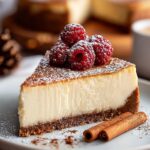 Pot Eggnog Cheesecake