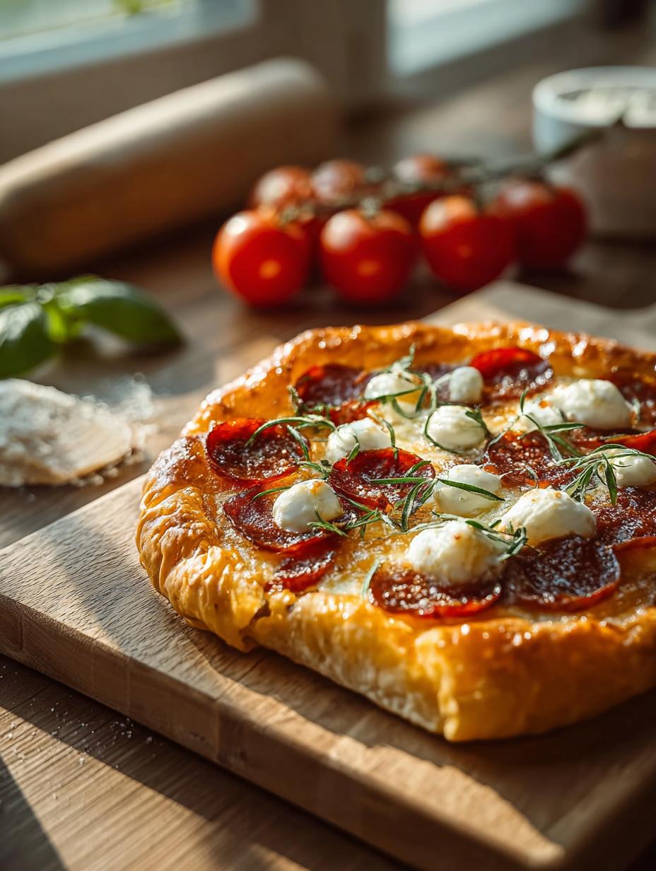Puff Pastry Pizza: 5 Flaky Variations to Try Tonight 5 Puff Pastry Pizza: 5 Flaky Variations to Try Tonight - Puff Pastry Pizza - additional detail