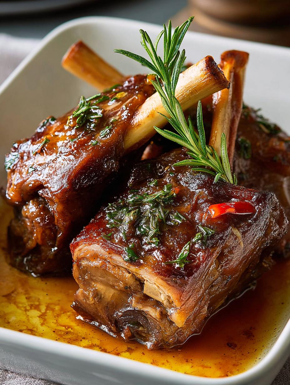 Mouthwatering Roasted Lamb Shanks That Delight Every Bite - Roasted Lamb Shanks - main visual representation