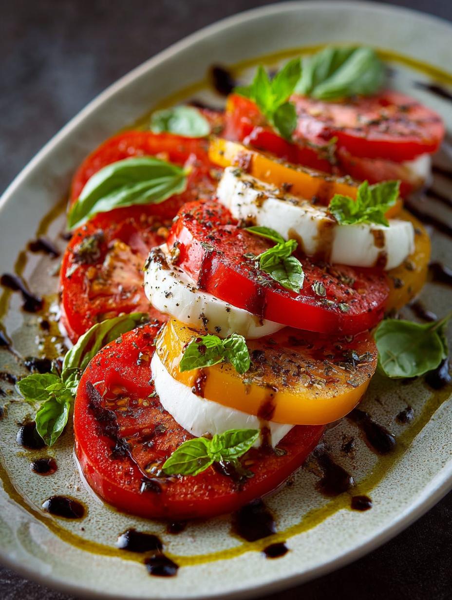 Roasted Tomato Caprese Salad: 7 Delicious Variations - Roasted Tomato Caprese Salad - main visual representation
