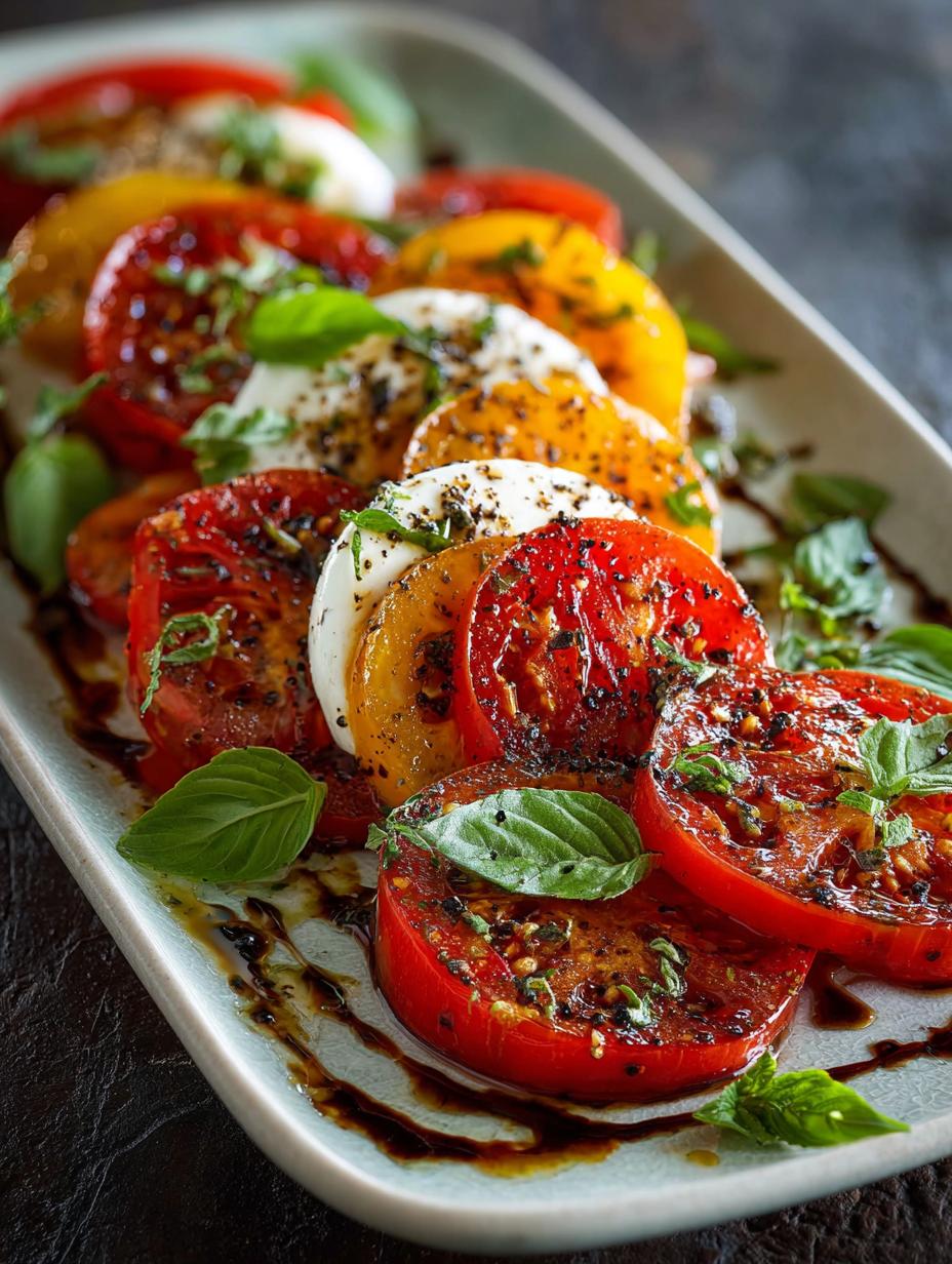Roasted Tomato Caprese Salad: 7 Delicious Variations - Roasted Tomato Caprese Salad - additional detail