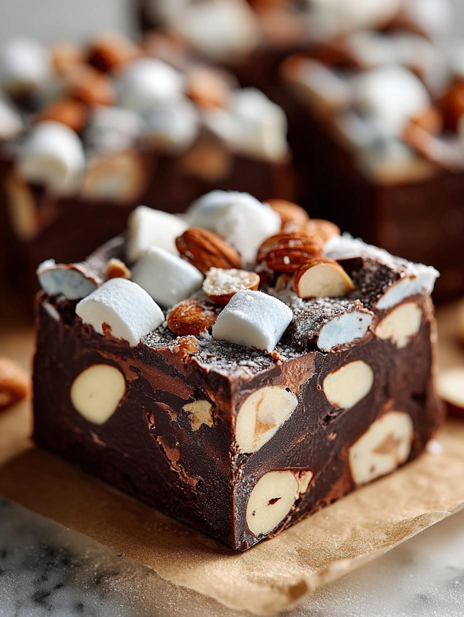 Rocky Road Fudge: 5 Irresistible Variations to Try - Rocky Road Fudge - additional detail