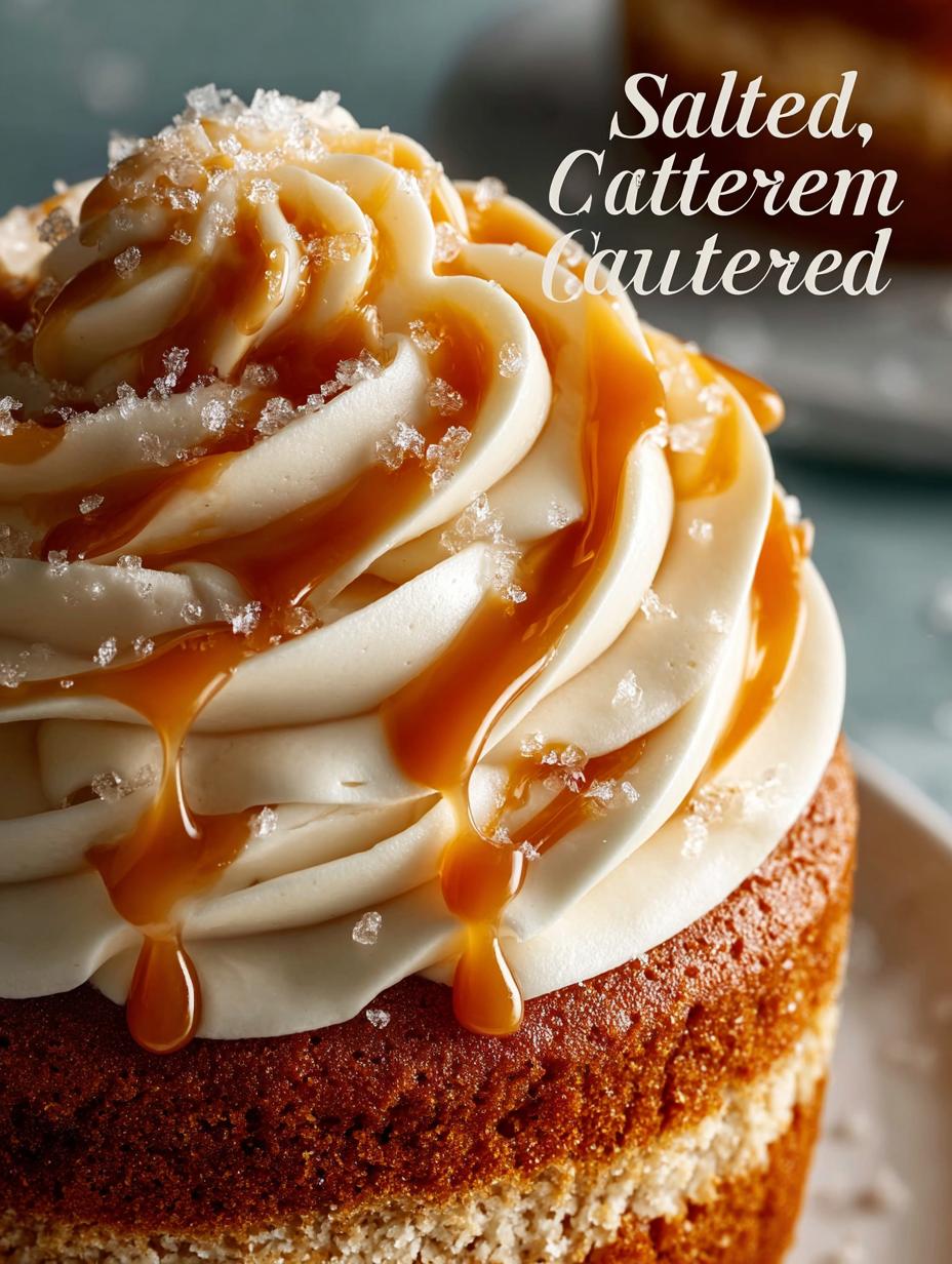 Salted Caramel Buttercream Frosting