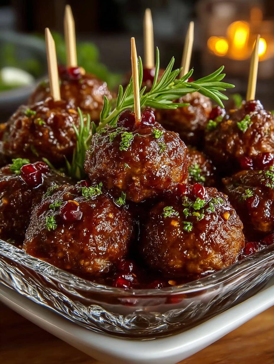 Savory Cocktail Meatballs Sweet