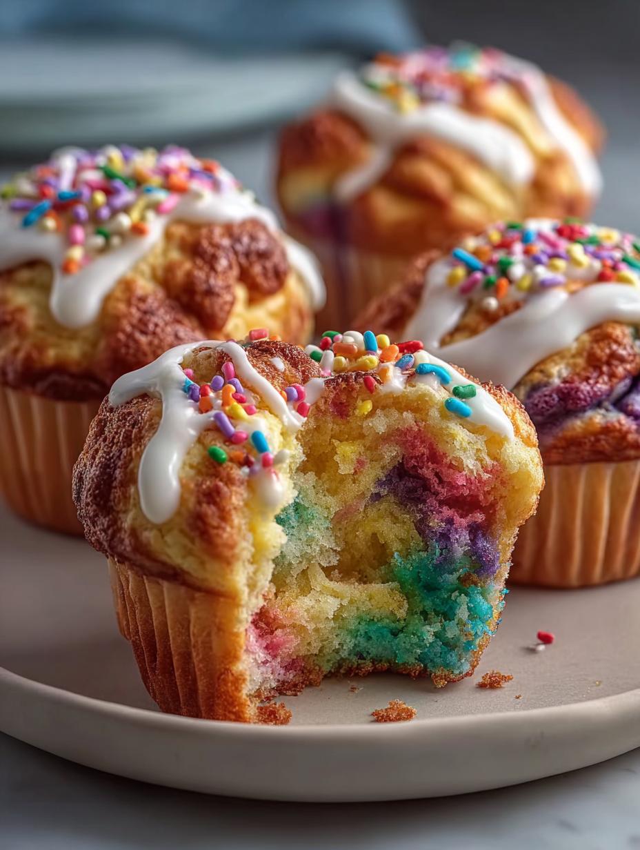 Seuss Color Explosion Muffins: 12 Whimsical Treats - Seuss Color Explosion Muffins - main visual representation