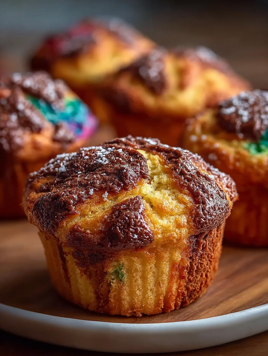 Seuss Color Explosion Muffins: 12 Whimsical Treats - Seuss Color Explosion Muffins - additional detail