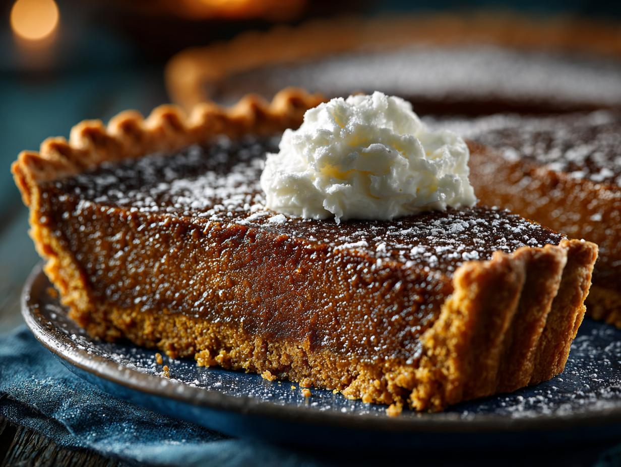 Silky Gingerbread Pie