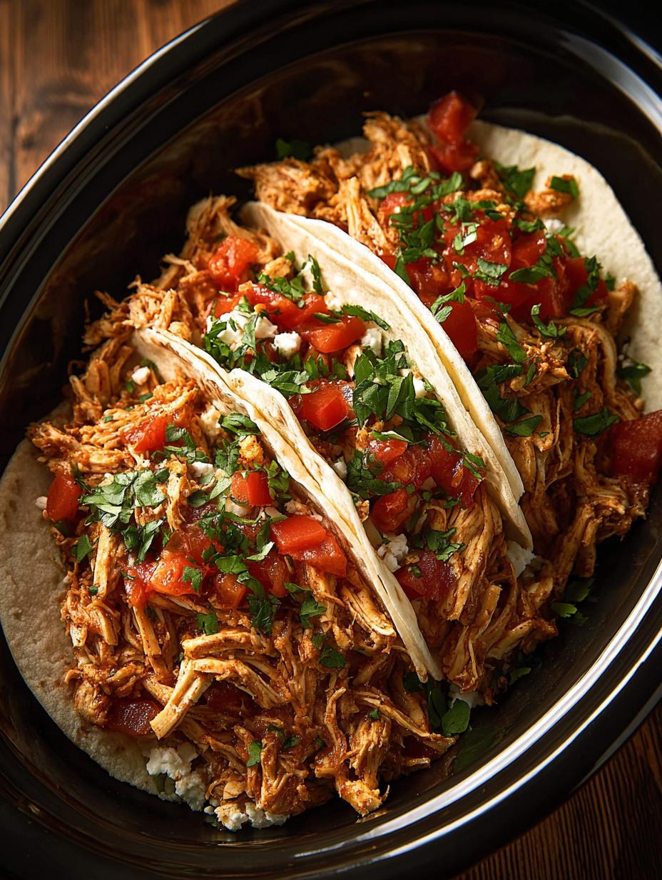 Slow Cooker Chicken Tacos